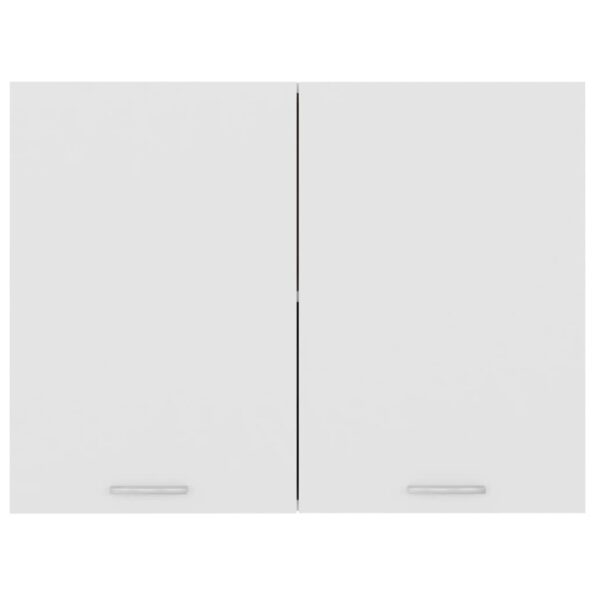 vidaXL Závesná skrinka, biela 80x31x60 cm, kompozitné drevo – Obrázok 6