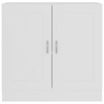 vidaXL Knižnica, biela 82,5x30,5x80 cm, kompozitné drevo – Obrázok 5