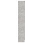 vidaXL Vitrína, betónovo sivá 82,5x30,5x185,5 cm, kompozitné drevo – Obrázok 7