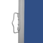 vidaXL Zaťahovacia bočná markíza na terasu 140x600 cm modrá – Obrázok 4
