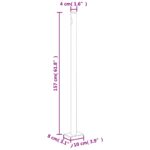 vidaXL Zaťahovacia bočná markíza na terasu 600x160 cm, červená – Obrázok 9