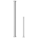 vidaXL Zaťahovacia bočná markíza na terasu 180x500 cm modrá – Obrázok 5