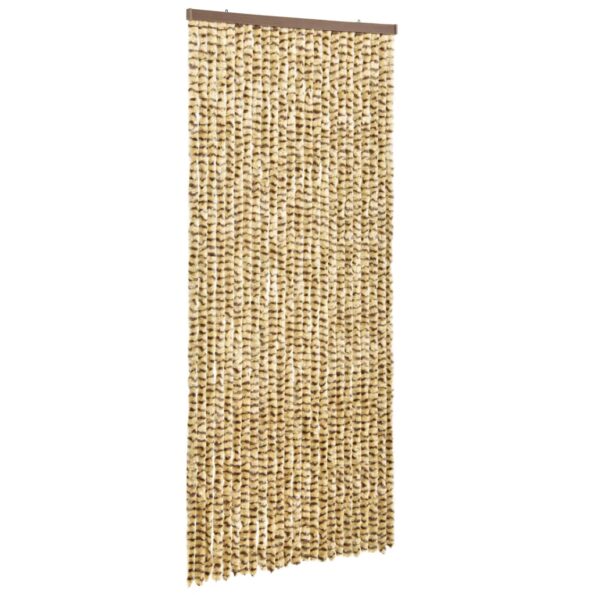 VXL8720286140857_g_en_hd_2.jpg vidaXL Záves proti hmyzu, béžový a hnedý 90x220 cm, ženilka – Obrázok 4
