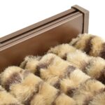 vidaXL Záves proti hmyzu, béžový a hnedý 90x220 cm, ženilka – Obrázok 5