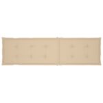 vidaXL Podložka na lehátko béžová (75+105)x50x4 cm – Obrázok 7