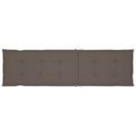 vidaXL Podložka na kreslo na terasu, sivohnedá (75+105)x50x3 cm – Obrázok 6