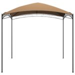 vidaXL Altánok 3x3x2,65 m sivohnedý 180 g/m² – Obrázok 2