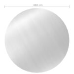 vidaXL Bazénová plachta strieborná 488 cm PE – Obrázok 5