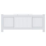 vidaXL Kryt na radiátor biely 205 cm MDF – Obrázok 3