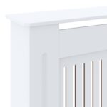 vidaXL Kryt na radiátor biely 205 cm MDF – Obrázok 6