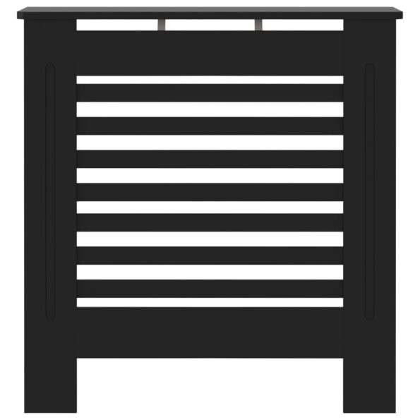 vidaXL Kryt na radiátor čierny 78 cm MDF – Obrázok 3