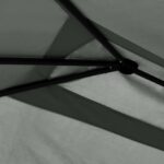 vidaXL Altánok 3x6x2,6 m antracitový 160 g/m² – Obrázok 2