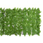 vidaXL Balkónová markíza so zelenými listami 400x75 cm – Obrázok 3