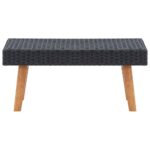 vidaXL 5-dielna záhradná sedacia súprava s vankúšmi polyratan čierna – Obrázok 7