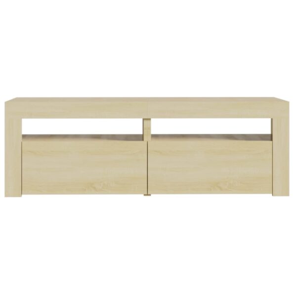 vidaXL TV skrinka s LED svetlami dub sonoma 120x35x40 cm – Obrázok 8