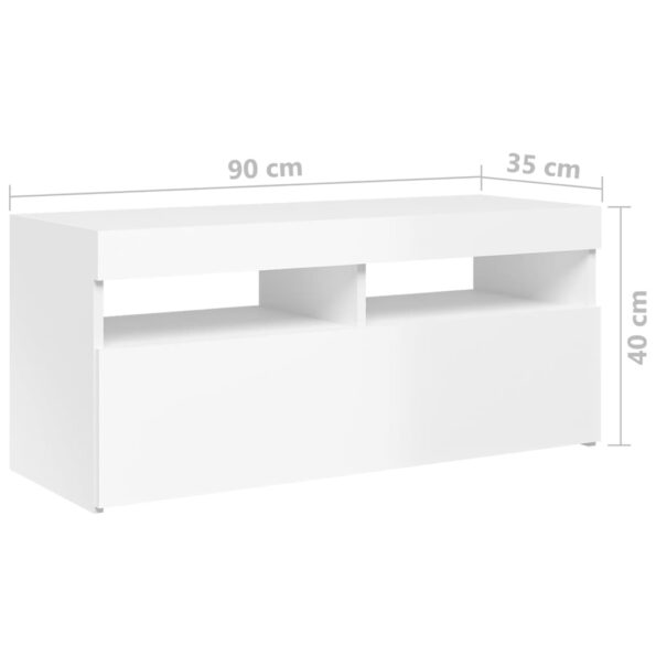 VXL8720286217986_g_en_hd_9.jpg vidaXL TV skrinka s LED svetlami lesklá biela 90x35x40 cm – Obrázok 11