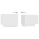 vidaXL TV skrinka biela 100x35x40 cm drevotrieska – Obrázok 7