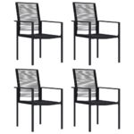 vidaXL 5-dielna záhradná jedálenská súprava – Obrázok 2