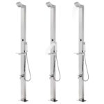 vidaXL Záhradná sprcha 220 cm nehrdzavejúca oceľ – Obrázok 2