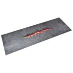 vidaXL Kuchynský koberec prateľný paprikový dizajn 60x300 cm – Obrázok 2