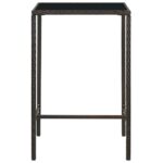 vidaXL 5-dielna záhradná barová súprava s vankúšmi polyratanová hnedá – Obrázok 4