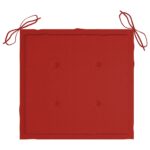 vidaXL Záhradné stoličky 2 ks s podložkami tíkový masív – Obrázok 8