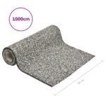 vidaXL Vložka s dizajnom kameňa sivá 1000x60 cm – Obrázok 6