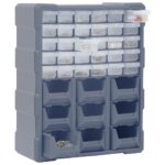 vidaXL Organizér s 39 zásuvkami 38x16x47 cm – Obrázok 2