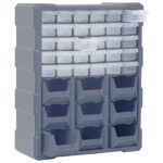 vidaXL Organizér s 39 zásuvkami 38x16x47 cm – Obrázok 4