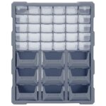 vidaXL Organizér s 39 zásuvkami 38x16x47 cm – Obrázok 5