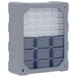 vidaXL Organizér s 39 zásuvkami 38x16x47 cm – Obrázok 7