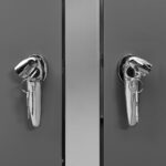 vidaXL Ohrada na 3 odpadkové koše 207x77,5x115 cm nehrdzavejúca oceľ – Obrázok 3