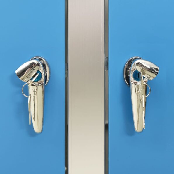 vidaXL Ohrada na 3 odpadkové koše 207x77,5x115 cm nehrdzavejúca oceľ – Obrázok 3