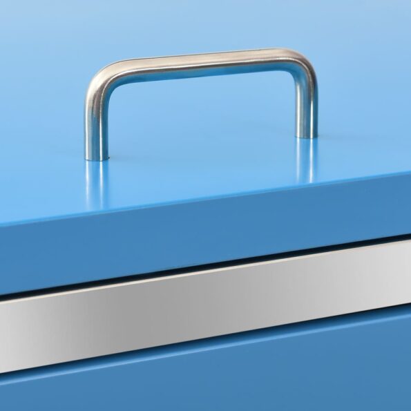 vidaXL Ohrada na 3 odpadkové koše 207x77,5x115 cm nehrdzavejúca oceľ – Obrázok 4