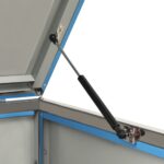 vidaXL Ohrada na 3 odpadkové koše 207x77,5x115 cm nehrdzavejúca oceľ – Obrázok 11