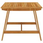 vidaXL 5-dielna záhradná jedálenská súprava čierna – Obrázok 12