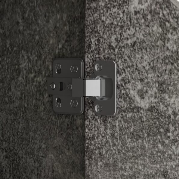 vidaXL Komoda, betónovo sivá 60x30x72 cm, kompozitné drevo – Obrázok 3