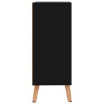 vidaXL Komoda, lesklá čierna 60x30x72 cm, kompozitné drevo – Obrázok 5