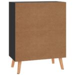 vidaXL Komoda, lesklá čierna 60x30x72 cm, kompozitné drevo – Obrázok 7