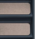 vidaXL Skladacie 4-stupňové schody pre psa tmavosivé – Obrázok 7