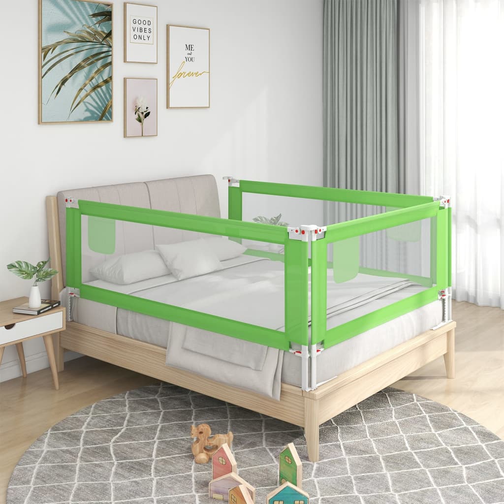 VXL8720286345221_m_en_hd_1.jpg vidaXL Zábrana na detskú posteľ zelená 190x25 cm látka – Obrázok 1
