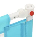 vidaXL Zábrana na detskú posteľ modrá 140x25 cm látka – Obrázok 6