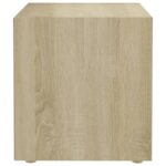 vidaXL TV skrinky 4 ks sonoma dub 37x35x37 cm drevotrieska – Obrázok 6