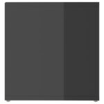 vidaXL TV skrinka, lesklá sivá 72x35x36,5 cm, kompozitné drevo – Obrázok 6