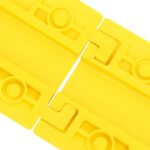 vidaXL Rampy na ochranu káblov 4 ks 98,5 cm žlté – Obrázok 5