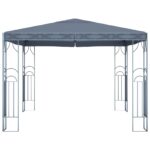 vidaXL Altánok s LED reťazou 300x300 cm, antracitový – Obrázok 4