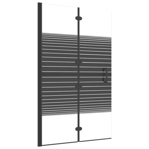 VXL8720286415962_a_en_hd_1.jpg vidaXL Skladací sprchový kút ESG 80x140 cm čierny – Obrázok 2