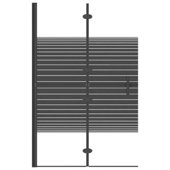 VXL8720286415962_g_en_hd_1.jpg vidaXL Skladací sprchový kút ESG 80x140 cm čierny – Obrázok 3