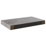 vidaXL Plávajúce nástenné police 2 ks betónovo-sivé 40x23x3,8 cm MDF – Obrázok 7