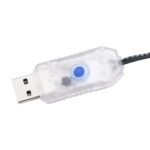 vidaXL Vianočný stromček, kužeľ, 160 LED, dovnútra aj von 78x120 cm – Obrázok 7